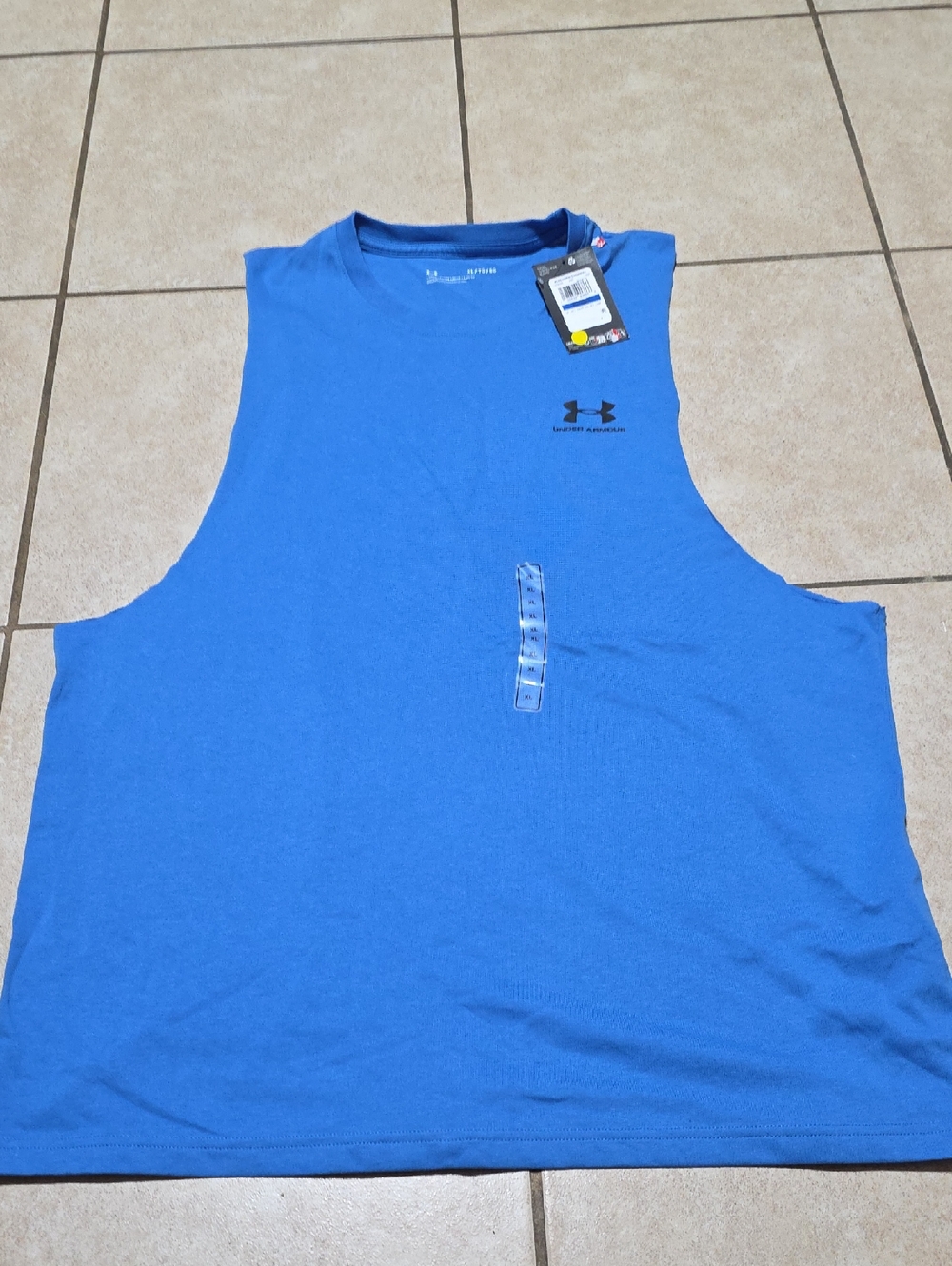 Under Armour Men’s Blue Sleeveless Training Tank